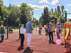 Торжественное открытие новой благоустроенной площадки в г.Каменногорск