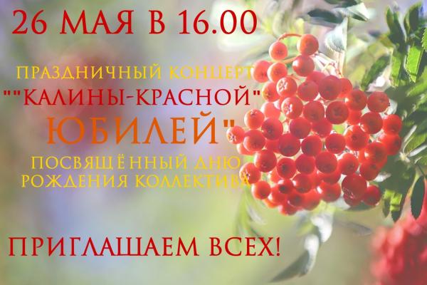 Праздничный концерт "Калине Красной юбилей"