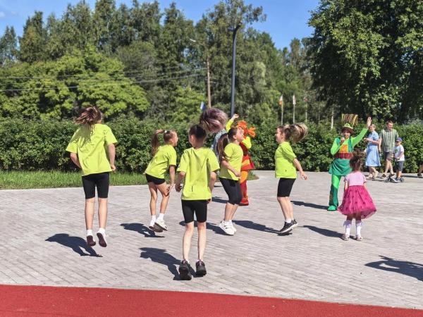 Торжественное открытие новой благоустроенной площадки в г.Каменногорск