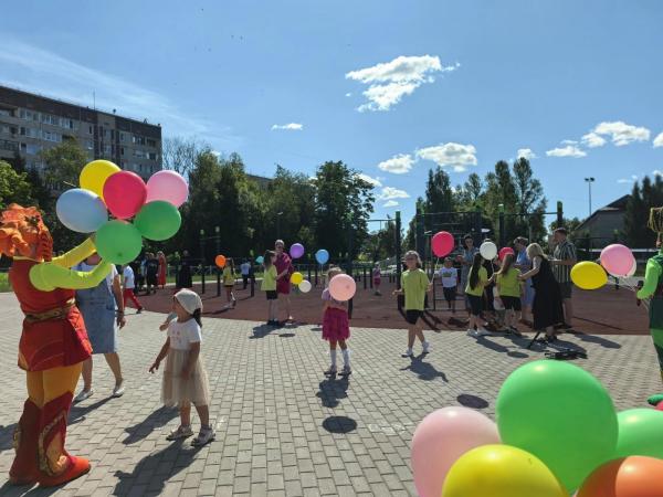 Торжественное открытие новой благоустроенной площадки в г.Каменногорск