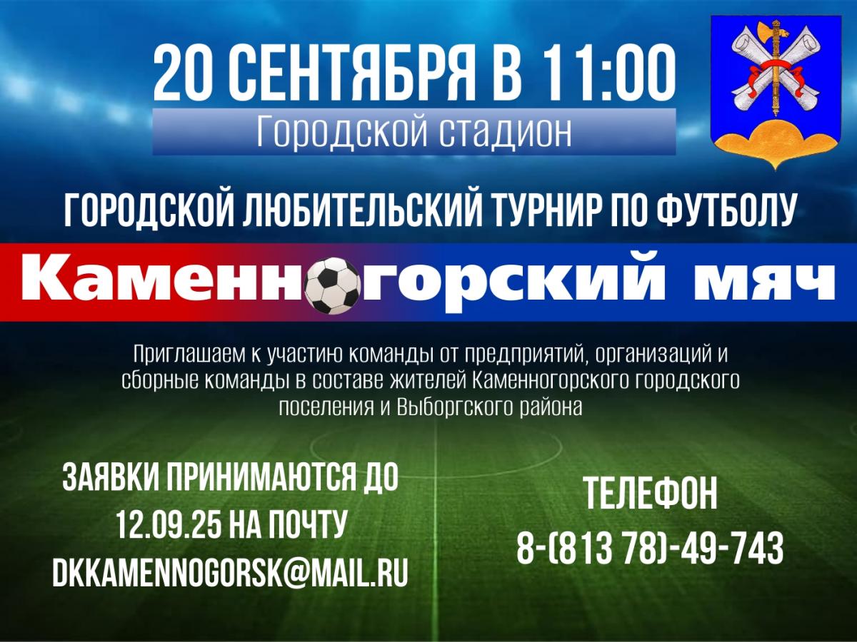 Городской любительский турнир по футболу