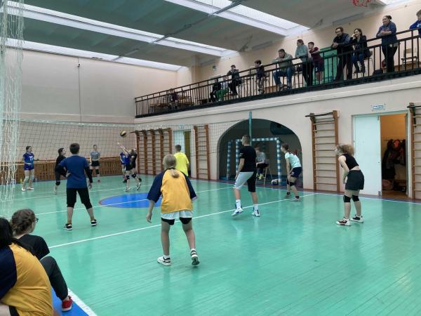 Товарищеская встреча по волейбол